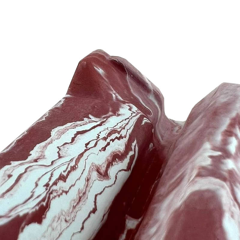Porte savon "Neptune" teinté rouge 